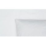 Σετ παπλωματοθήκη - μαξιλαροθήκη Uni-160 x 200 εκ.-Λευκό