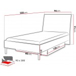 Κρεβάτι Raj 3-Roz