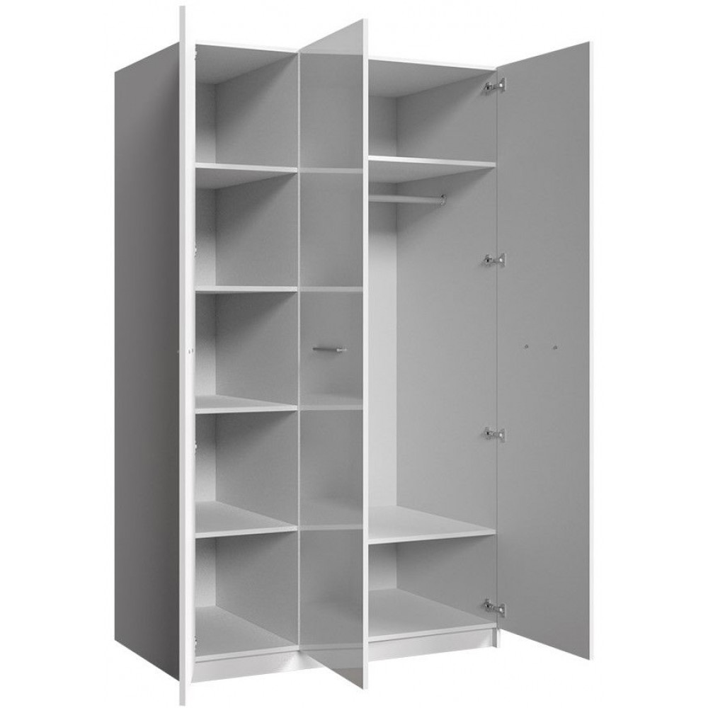 Ντουλάπα Raj 1 τρίφυλλη-Leuko