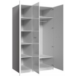 Ντουλάπα Raj 1 τρίφυλλη-Leuko