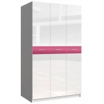 Ντουλάπα Raj 1 τρίφυλλη-Roz