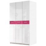 Ντουλάπα Raj 1 τρίφυλλη-Roz