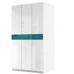 Ντουλάπα Raj 1 τρίφυλλη 120x55x198