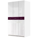 Ντουλάπα Raj 1 τρίφυλλη 120x55x198