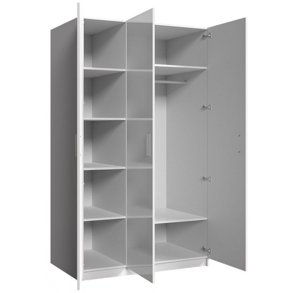 Ντουλάπα Raj 3 τρίφυλλη-Roz