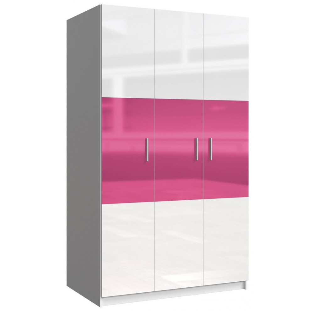 Ντουλάπα Raj 3 τρίφυλλη-Roz