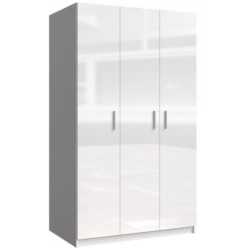 Ντουλάπα Raj 3 τρίφυλλη-Leuko