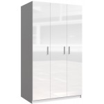 Ντουλάπα Raj 3 τρίφυλλη-Leuko