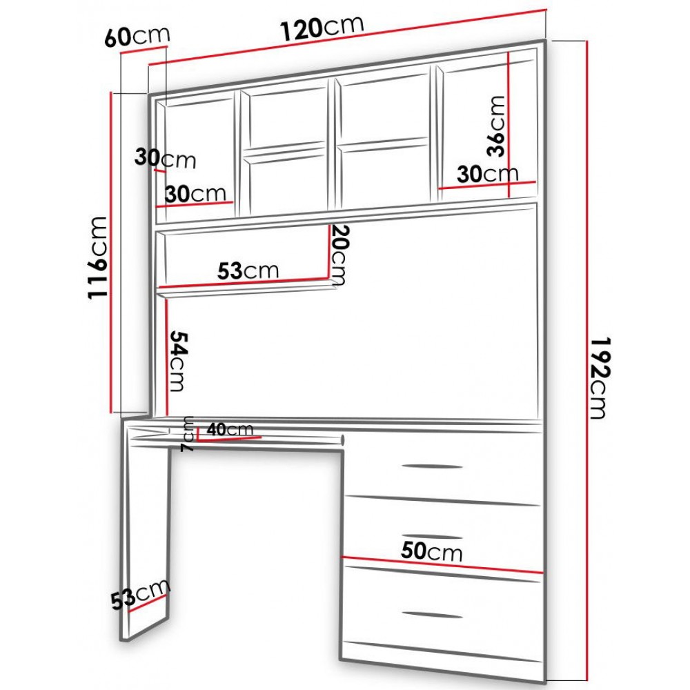Γραφείο Raj 3-Roz