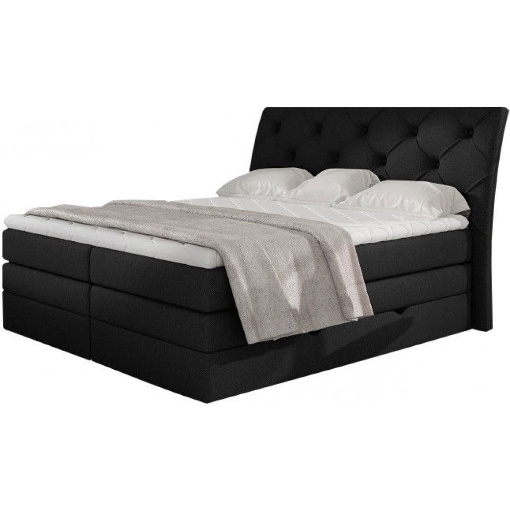 Επενδυμένο κρεβάτι Lorane-Mauro-160 x 200