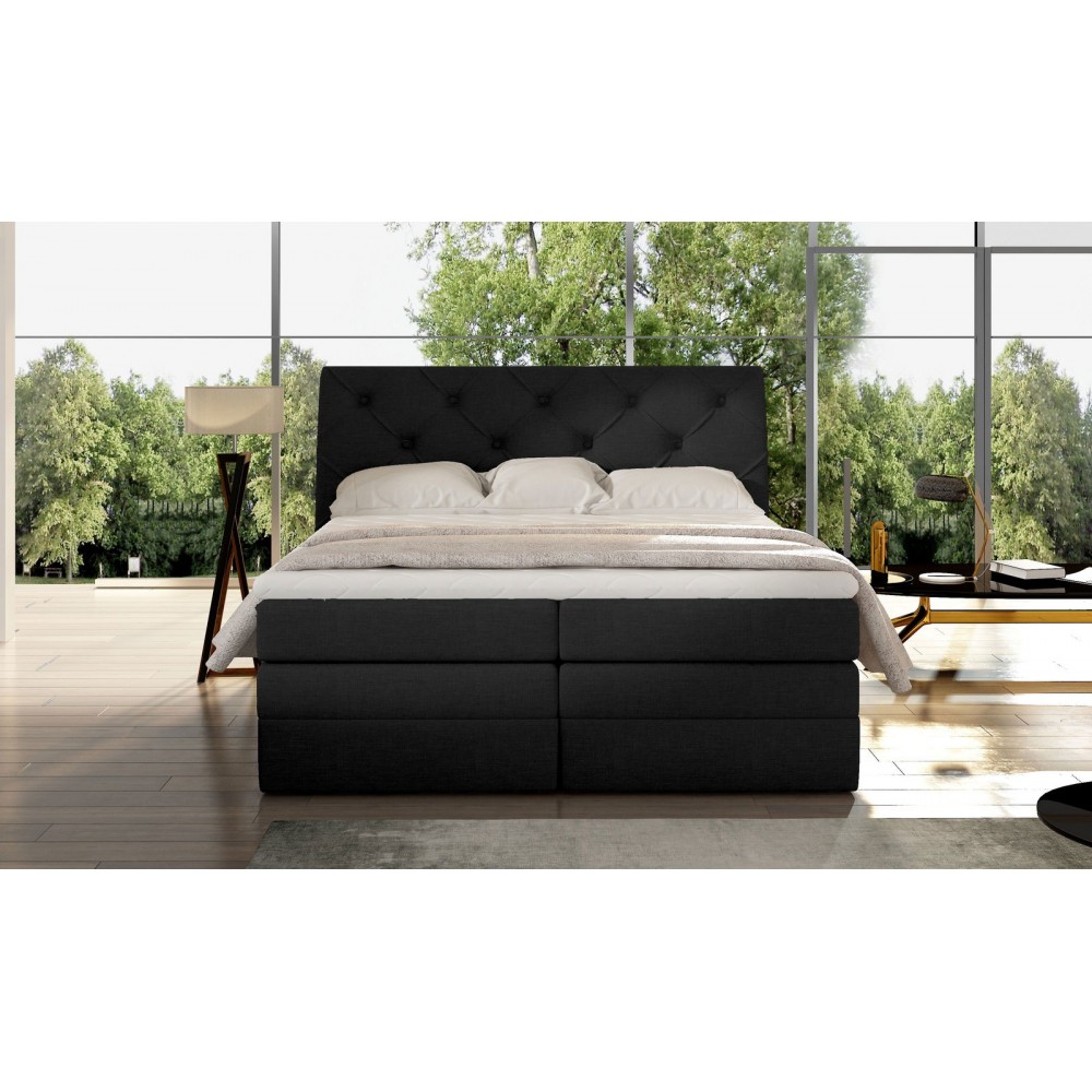 Επενδυμένο κρεβάτι Lorane-Mauro-160 x 200