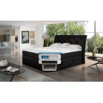 Επενδυμένο κρεβάτι Lorane-Mauro-160 x 200