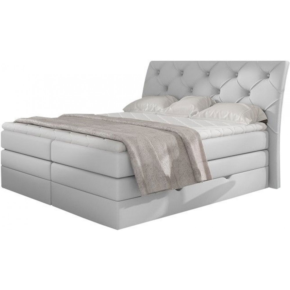 Επενδυμένο κρεβάτι Lorane-Leuko-160 x 200