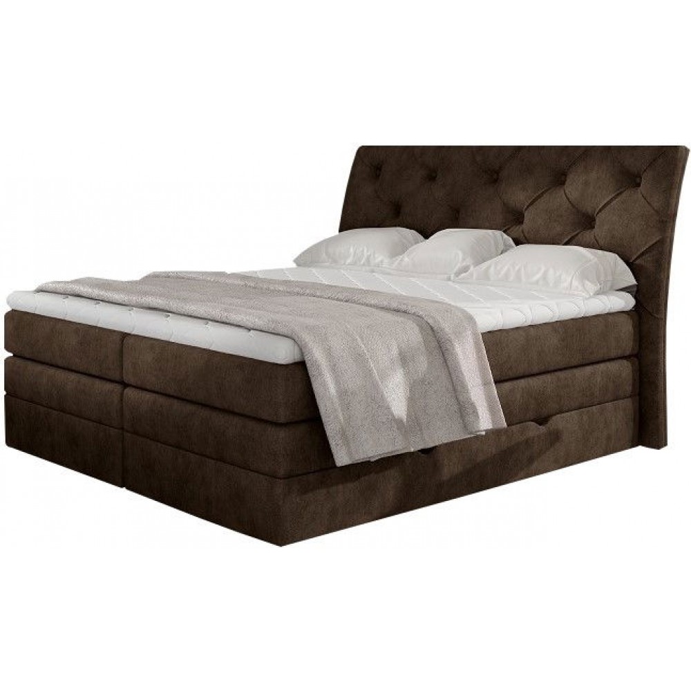 Επενδυμένο κρεβάτι Lorane-Kafe-180 x 200