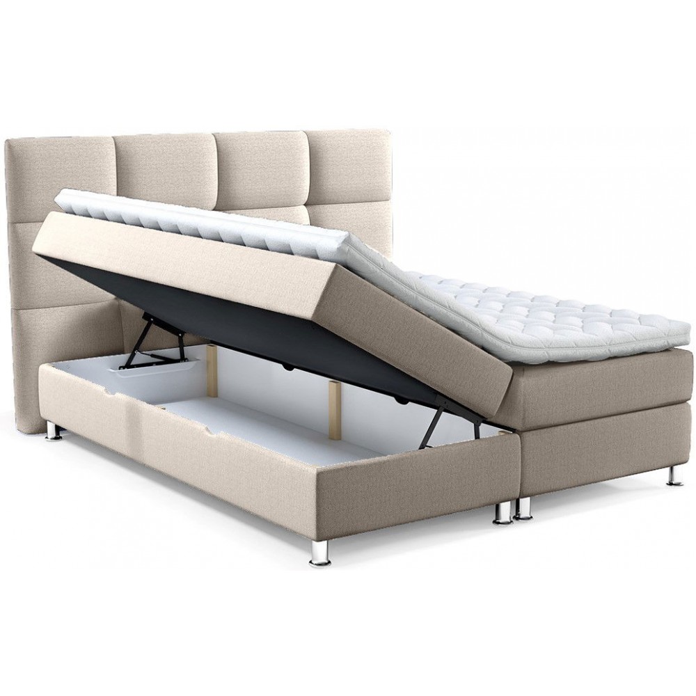 Επενδυμένο κρεβάτι Dave-Mpez-180 x 200