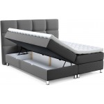 Επενδυμένο κρεβάτι Dave-Gkri-180 x 200