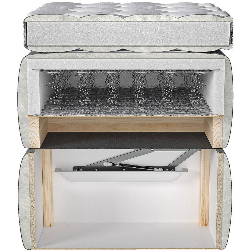 Επενδυμένο κρεβάτι Dave-Raf-140 x 200