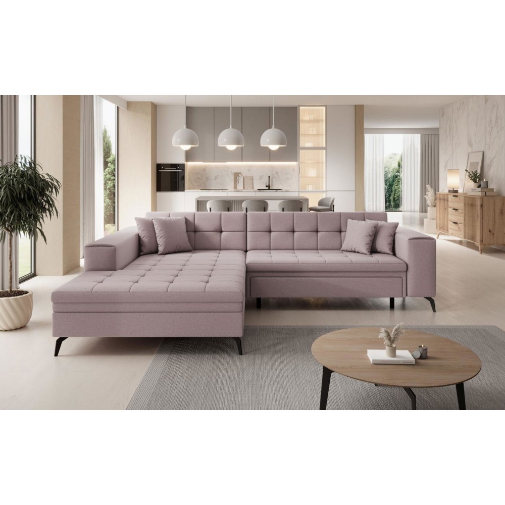 Γωνιακός καναπές Gessola-Αριστερή-Roz