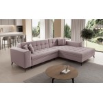 Γωνιακός καναπές Gessola-Δεξιά-Roz