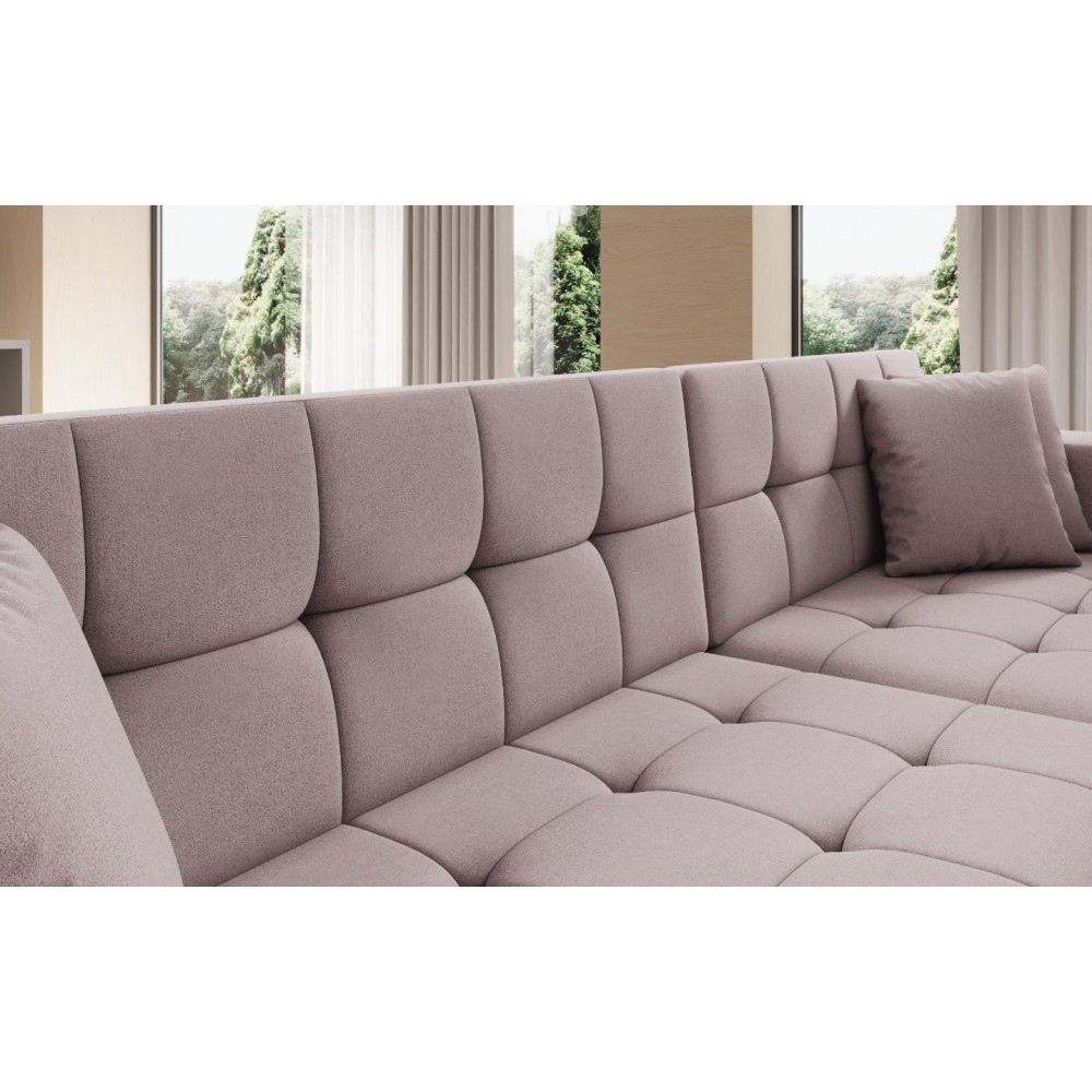 Γωνιακός καναπές Gessola-Δεξιά-Roz