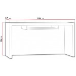 Γραφείο Vegas-Μήκος: 150 εκ.-Fusiko