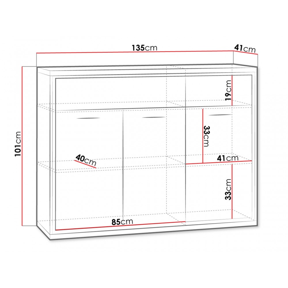Μπουφές Mediolan AT07-Fusiko