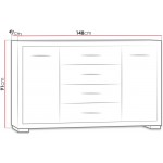 Συρταριέρα Vegas 2D4S-Fusiko