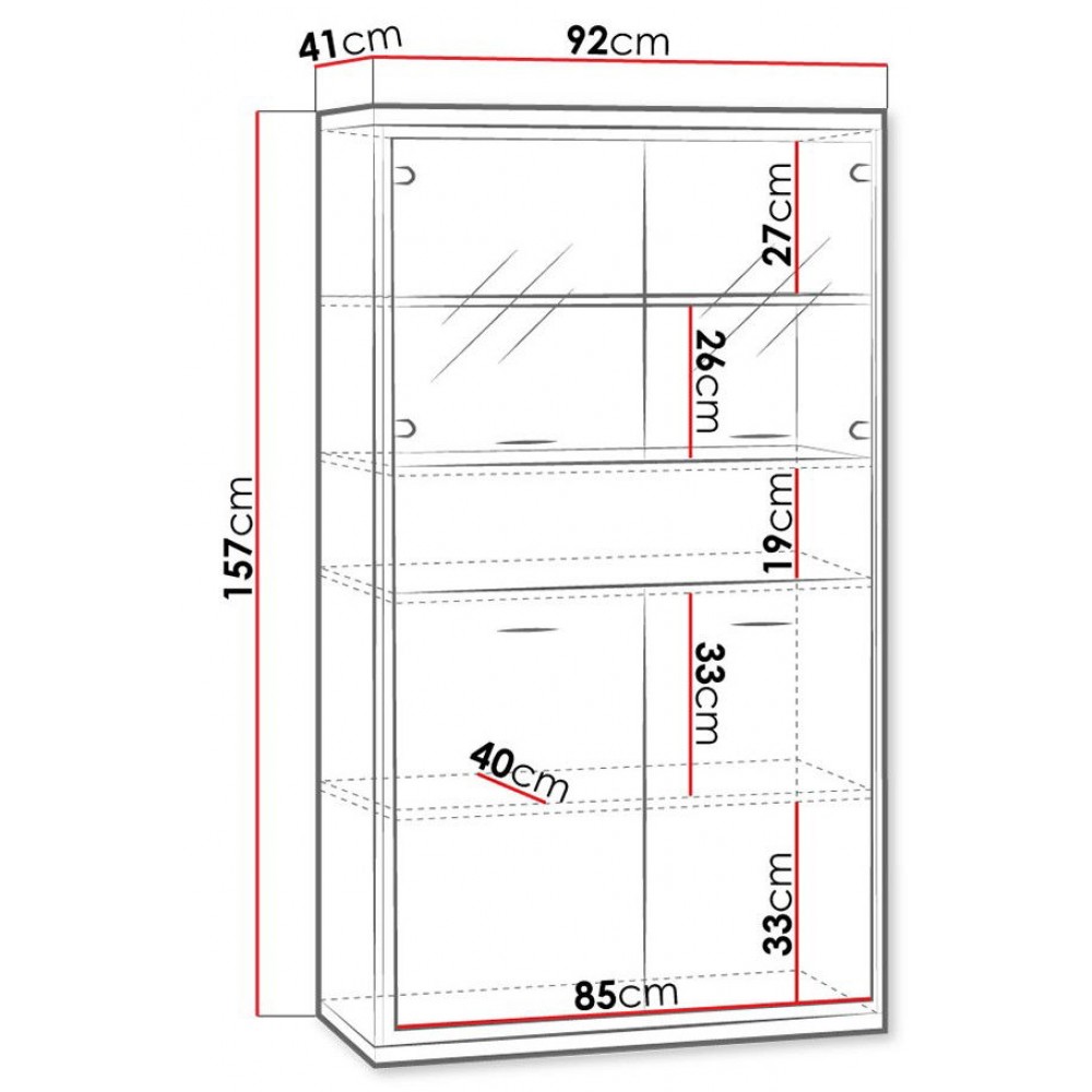 Βιτρίνα Mediolan AT05-Fusiko