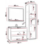 Σετ μπάνιου Olier I-Leuko Fusiko