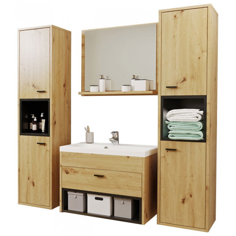 Σετ μπάνιου Olier II-Fusiko-Mavro