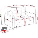 Καναπές - κρεβάτι Viva Lux II-Gkri