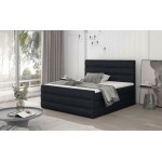 Επενδυμένο κρεβάτι Caribou-Anthraki-140 x 200