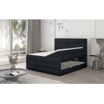 Επενδυμένο κρεβάτι Caribou-Anthraki-180 x 200