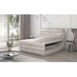 Επενδυμένο κρεβάτι Caribou-Ekrou-160 x 200