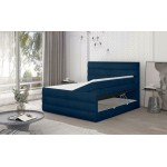 Επενδυμένο κρεβάτι Caribou-Mple-140 x 200