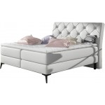 Επενδυμένο κρεβάτι Cambodia με στρώμα και ανώστρωμα-Leuko-160 x 200