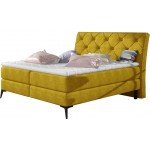 Επενδυμένο κρεβάτι Cambodia με στρώμα και ανώστρωμα-Kitrino-140 x 200