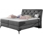 Επενδυμένο κρεβάτι Cambodia με στρώμα και ανώστρωμα-Anthraki-180 x 200