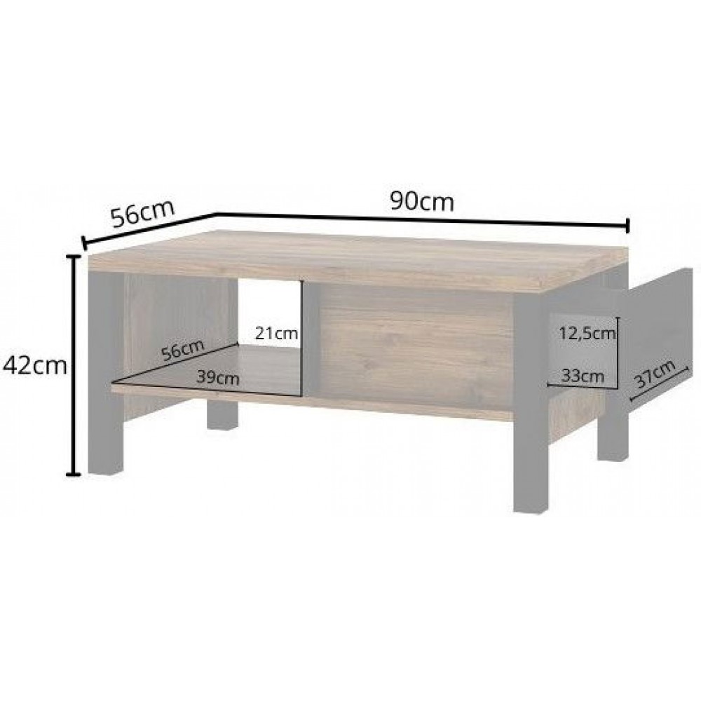 Τραπεζάκι σαλονιού Violin -Kafe