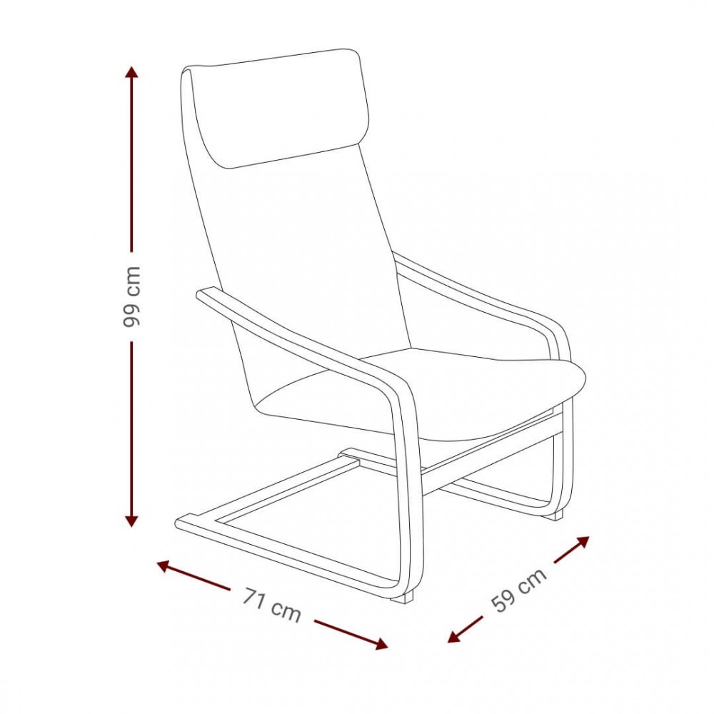 Πολυθρόνα Relax Roy 59x71x99