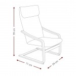 Πολυθρόνα Relax Roy 59x71x99