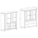 Βιτρίνα Capel mini-Prasino