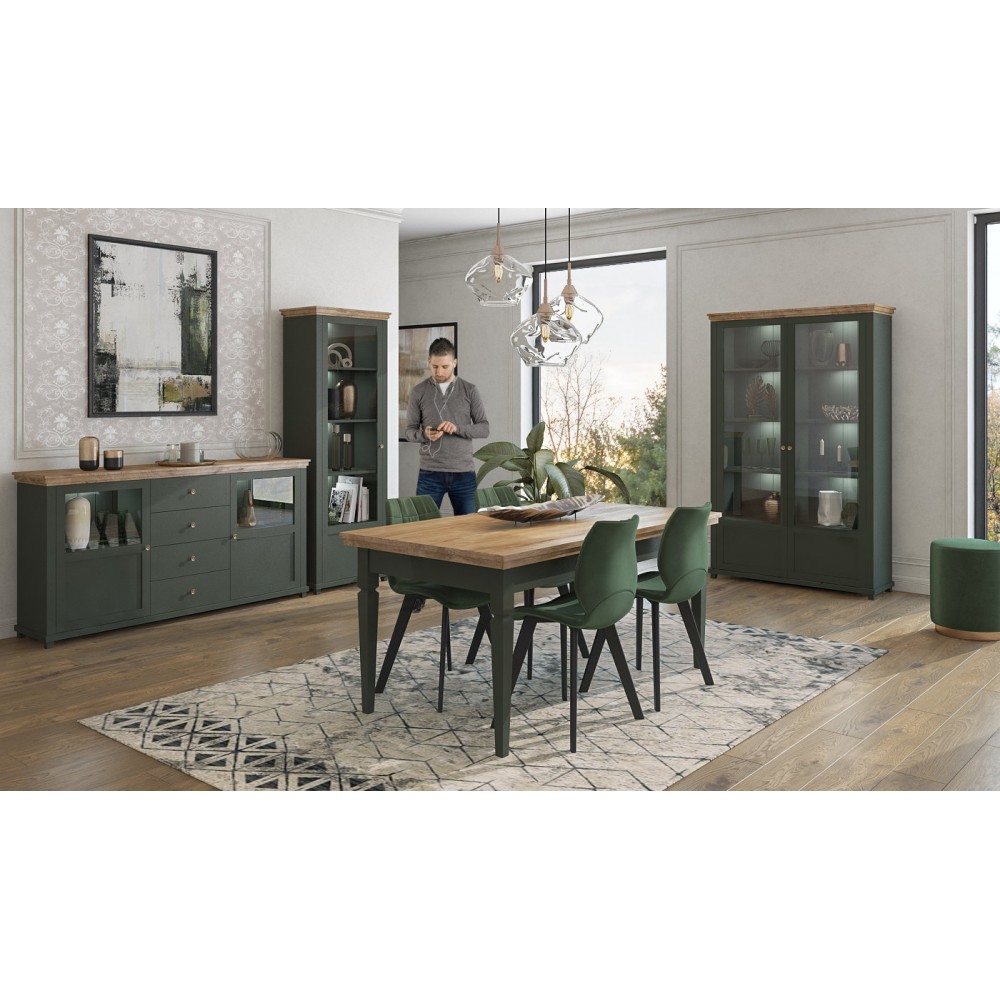 Μπουφές Capel 3D-Prasino 160x42x93