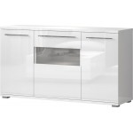 Μπουφές Χαμηλός Realm 3D-Μήκος: 150 εκ.-Λευκό