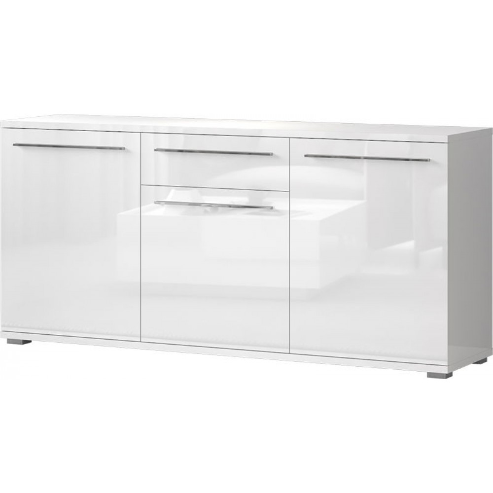 Μπουφές Realm 3D1S-Μήκος: 180 εκ.-Λευκό