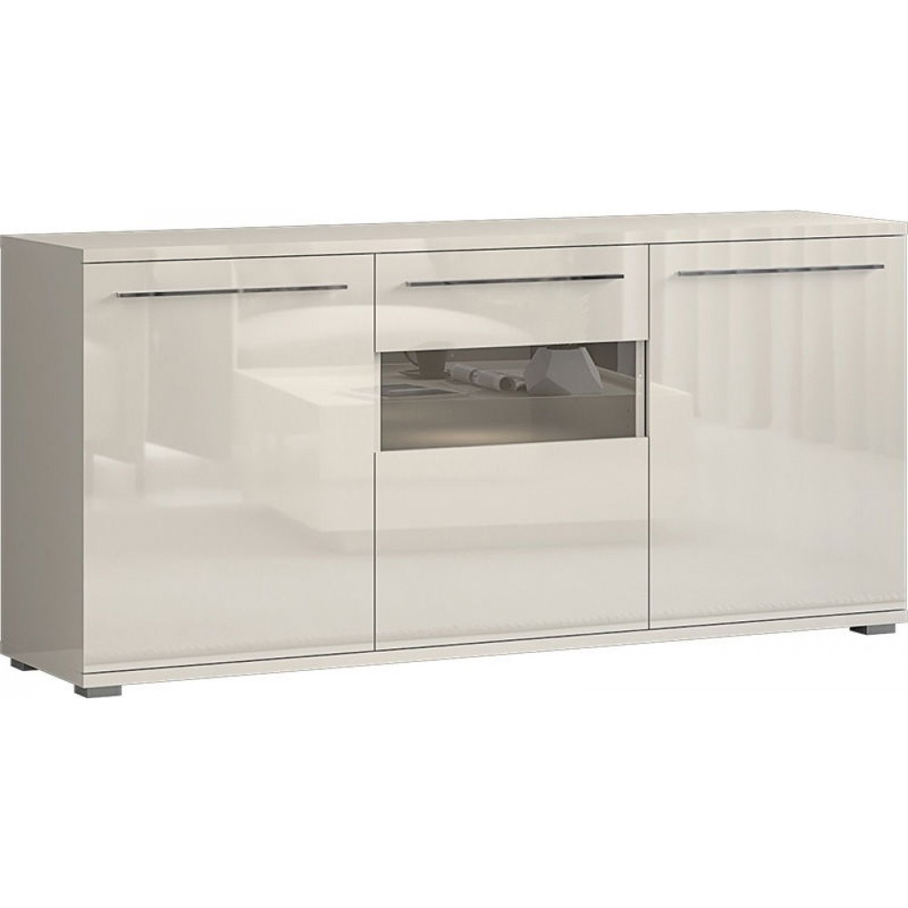 Μπουφές Χαμηλός Realm 3D-Μήκος: 180 εκ.-Μπεζ