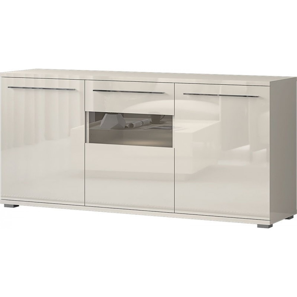 Μπουφές Χαμηλός Realm 3D-Μήκος: 180 εκ.-Μπεζ