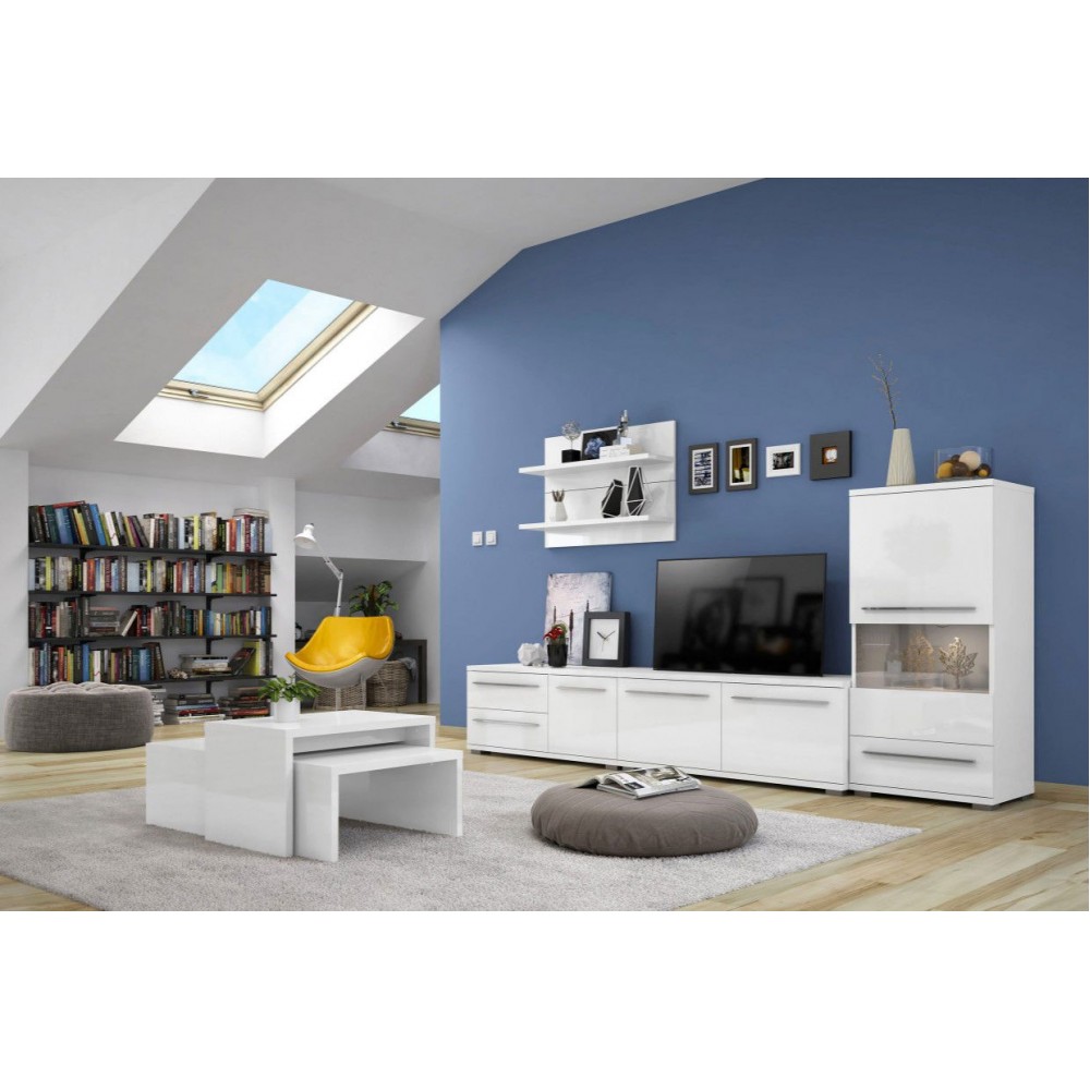 Τραπεζάκι σαλονιού Realm plus-Λευκό