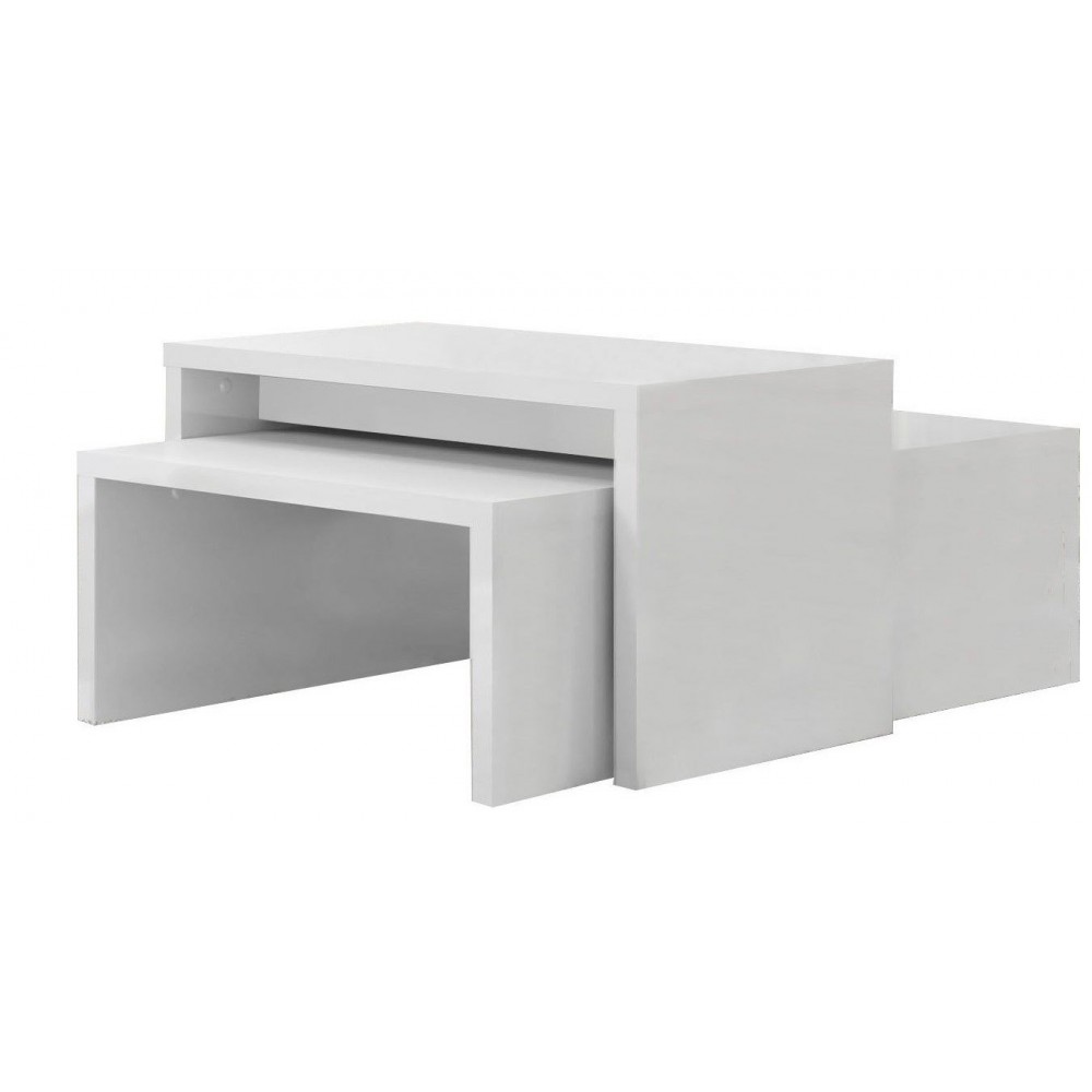 Τραπεζάκι σαλονιού Realm plus-Λευκό