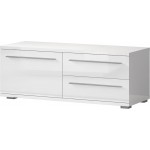 Έπιπλο τηλεόρασης Realm 1D2S-Μήκος: 120 εκ.-Λευκό